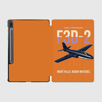 Thumbnail for F3D-2 Skyknight design on orange samsung tablet tablet case