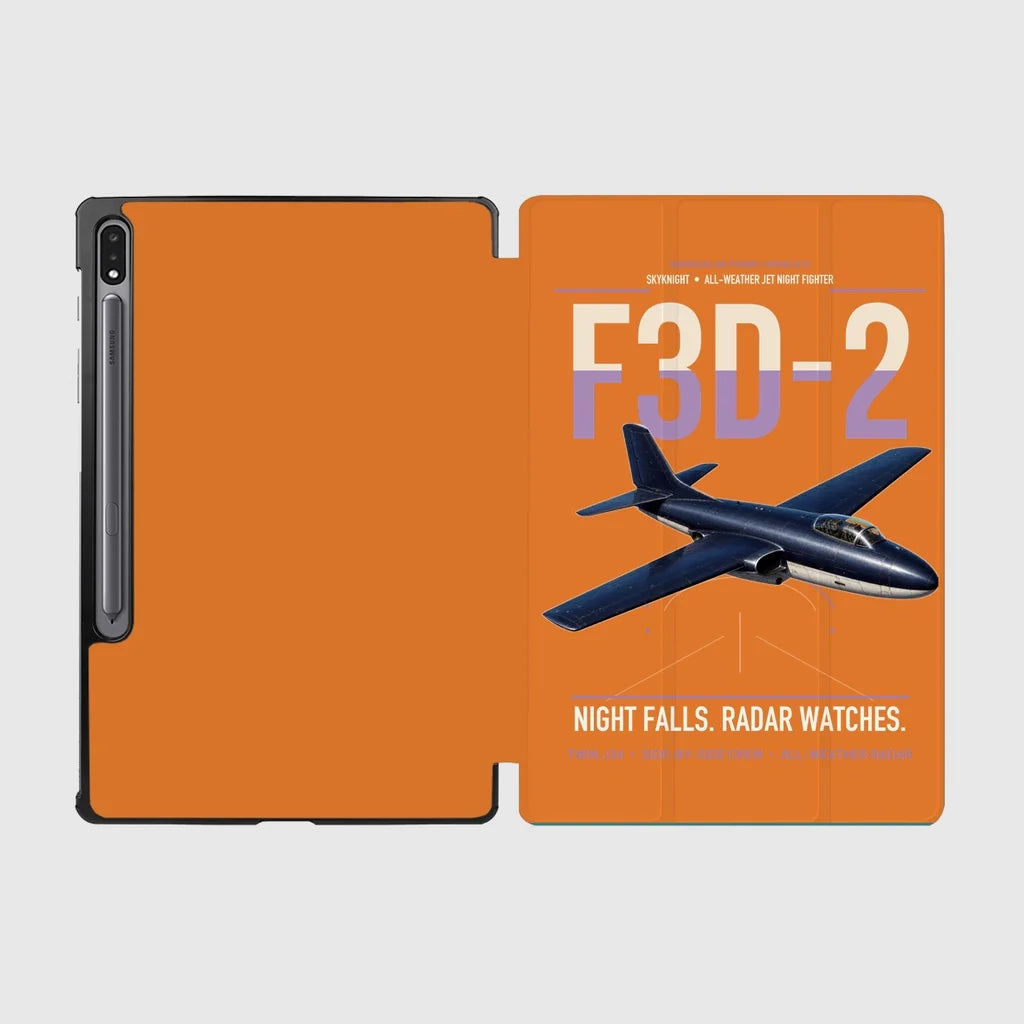 F3D-2 Skyknight design on orange samsung tablet tablet case