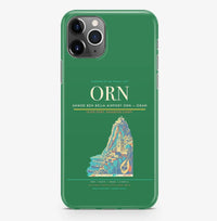 Thumbnail for Oran Airport (ORN) design on green iPhone 16 Pro MagSafe case