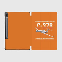 Thumbnail for C-37B Global Command Link design on orange samsung tablet tablet case