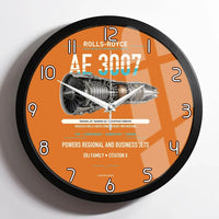 Thumbnail for AE 3007 design on orange framed wall clock