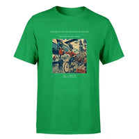 Thumbnail for VINTAGE G4311 - The Bicycle Messenger Handoff - Premium T-Shirt design on green premium t shirt