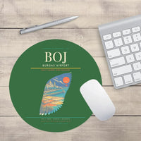 Thumbnail for Burgas Airport BOJ Mouse-Pad Round - Green