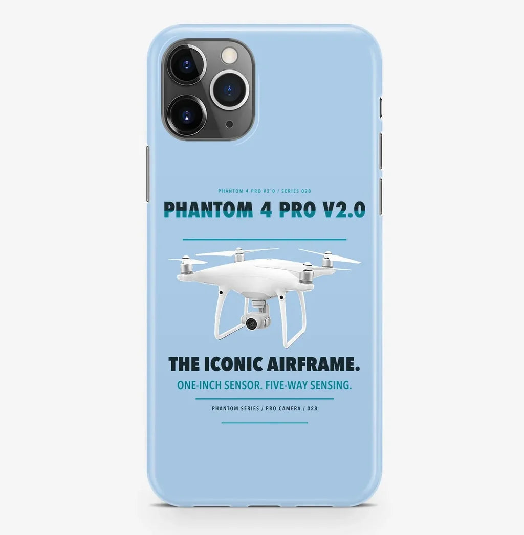DJI Phantom 4 Pro V2.0 Case ProMax design on light blue iphone case promax