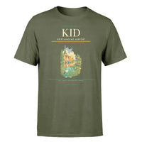 Thumbnail for Kristianstad Airport (KID) T-Shirt single-side front print in Green Army | kristianstad-airport-kid-double-side-t-shirt