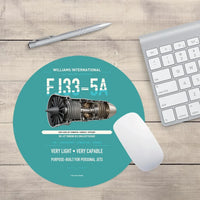 Thumbnail for FJ33-5A design on turquoise round mouse pad