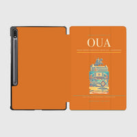 Thumbnail for Thomas Sankara International Airport (OUA) design on orange samsung tablet tablet case