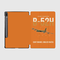 Thumbnail for B-52H Stratofortress design on orange samsung tablet tablet case