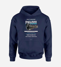 Thumbnail for PW6000 design on navy blue hoodie single side