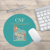Thumbnail for Tancredo Neves International Airport (CNF) design on turquoise round mouse pad