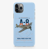 Thumbnail for Focke-Wulf Fw 190A-8 design on light blue magsafe iphone case, for iPhone Pro Max