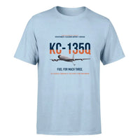 Thumbnail for KC-135Q Blackbird Tanker design on light blue double-side t-shirt, single-side print