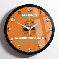 Thumbnail for Flyability Elios 3 design on orange framed wall clock