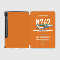 Thumbnail for Nord 262A design on orange samsung tablet tablet case