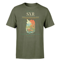 Thumbnail for Sheikh ul-Alam International Airport (SXR) T-Shirt single-side front print in Green Army | sheikh-ul-alam-international-airport-sxr-double-side-t-shirt