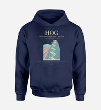 Thumbnail for Frank País Airport (HOG) design on navy blue hoodie single-side print