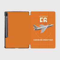 Thumbnail for Hawker Hunter F6 design on orange samsung tablet tablet case