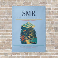 Thumbnail for Simón Bolívar International Airport SMR — Santa Marta vertical canvas print - no frame - light blue background