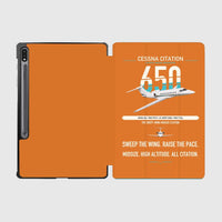 Thumbnail for Cessna Citation 650 - Citation III design on orange samsung tablet tablet case