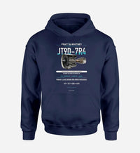 Thumbnail for JT9D-7R4 design on navy blue hoodie single side