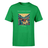 Thumbnail for VINTAGE G4413 - The Payroll Flight - Premium T-Shirt design on green premium t shirt