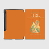 Thumbnail for Valley International Airport (HRL) design on orange samsung tablet tablet case