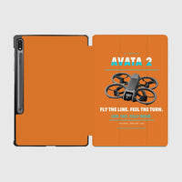 Thumbnail for DJI Avata 2 design on orange samsung tablet tablet case