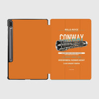 Thumbnail for CONWAY design on orange samsung tablet tablet case