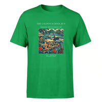 Thumbnail for VINTAGE G4270 - The Lagoon School Bus - Premium T-Shirt design on green premium t shirt