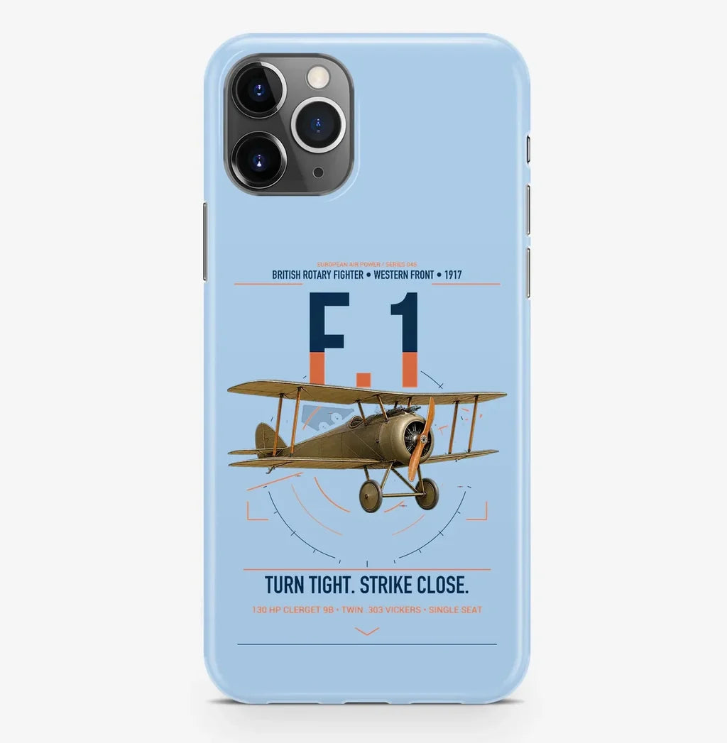 Sopwith Camel F.1 design on light blue magsafe iphone case, for iPhone Pro Max