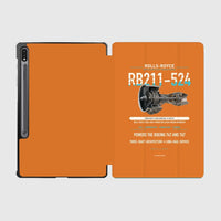 Thumbnail for RB211-524 design on orange samsung tablet tablet case