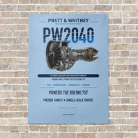 Thumbnail for PW2040 vertical canvas print - no frame - light blue background