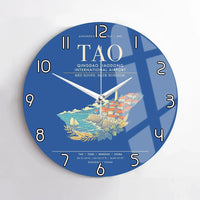 Thumbnail for Qingdao Jiaodong International Airport TAO Wall-Clock No-Frame - Blue