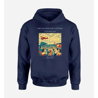 Thumbnail for VINTAGE G4472 - The Banner Tow Letters - Premium Hoodie design on navyblue premium