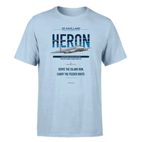 Thumbnail for de Havilland DH.114 Heron 2D design on light blue single side