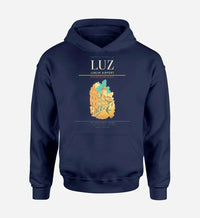 Thumbnail for Lublin Airport (LUZ) design on navy blue hoodie single-side print