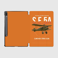 Thumbnail for Royal Aircraft Factory S.E.5a design on orange samsung tablet tablet case