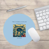 Thumbnail for VINTAGE G4505 - The Sandbag Hangar - Designed Mouse Pads design on lightblue round