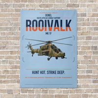 Thumbnail for Denel Rooivalk Mk 1F vertical canvas print - no frame - light blue background