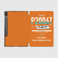 Thumbnail for Tecnam P2006T design on orange samsung tablet tablet case