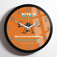 Thumbnail for Freefly Alta X design on orange framed wall clock