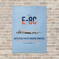 Thumbnail for E-8C Joint STARS vertical canvas print - no frame - light blue background