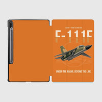 Thumbnail for F-111F Aardvark design on orange samsung tablet tablet case
