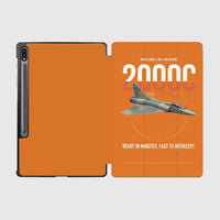 Thumbnail for Dassault Mirage 2000C RDI design on orange samsung tablet tablet case