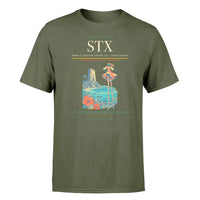 Thumbnail for Henry E. Rohlsen Airport (STX) T-Shirt single-side front print in Green Army | henry-e-rohlsen-airport-stx-double-side-t-shirt