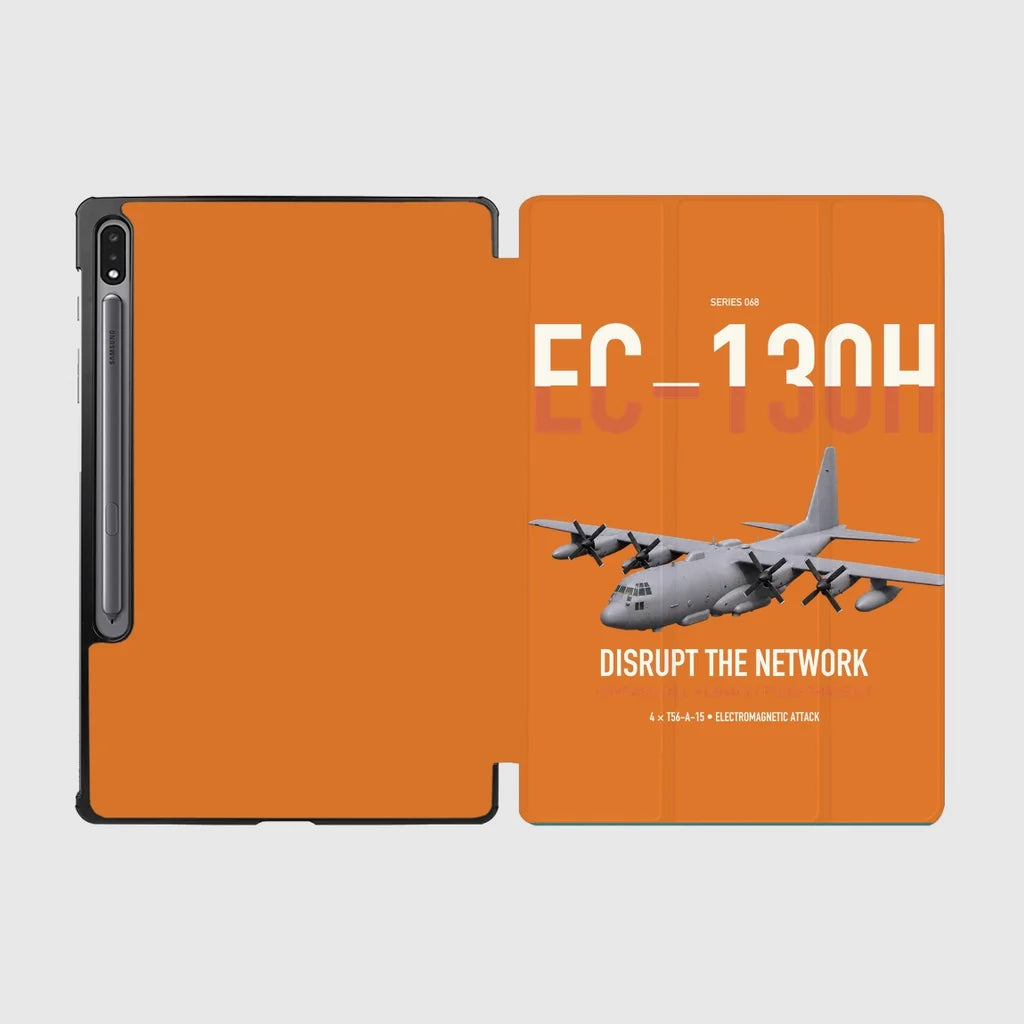 EC-130H Compass Call design on orange samsung tablet tablet case