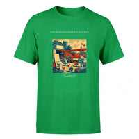 Thumbnail for VINTAGE G4165 - The Barnstormer's Poster - Premium T-Shirt design on green premium t shirt