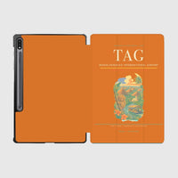Thumbnail for Bohol-Panglao International Airport (TAG) design on orange samsung tablet tablet case
