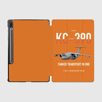 Thumbnail for Embraer KC-390 Millennium design on orange samsung tablet tablet case