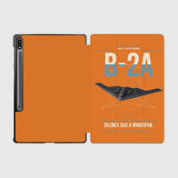 Thumbnail for B-2A Spirit design on orange samsung tablet tablet case